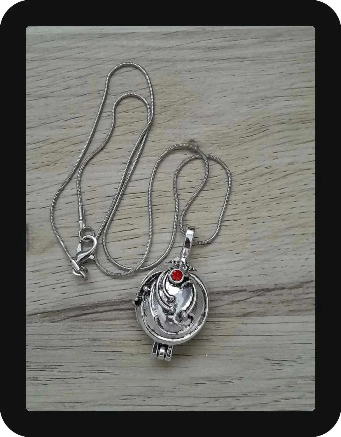 Collier Verveine, Vampire Diaries, Elena Gilbert, argenté
